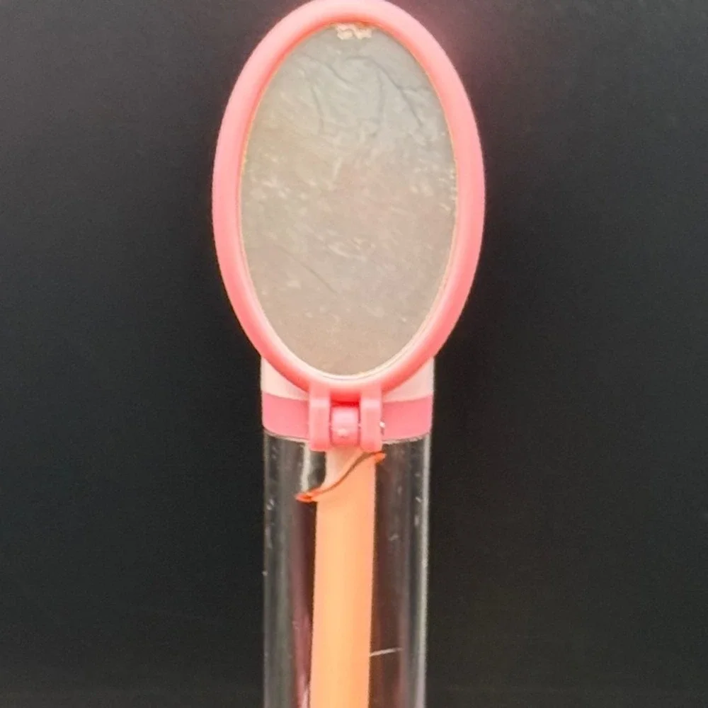 Dazzlelip Rose Magic Lip Oil 03 Pink Tinted Gloss with Built-in Mirror Compact